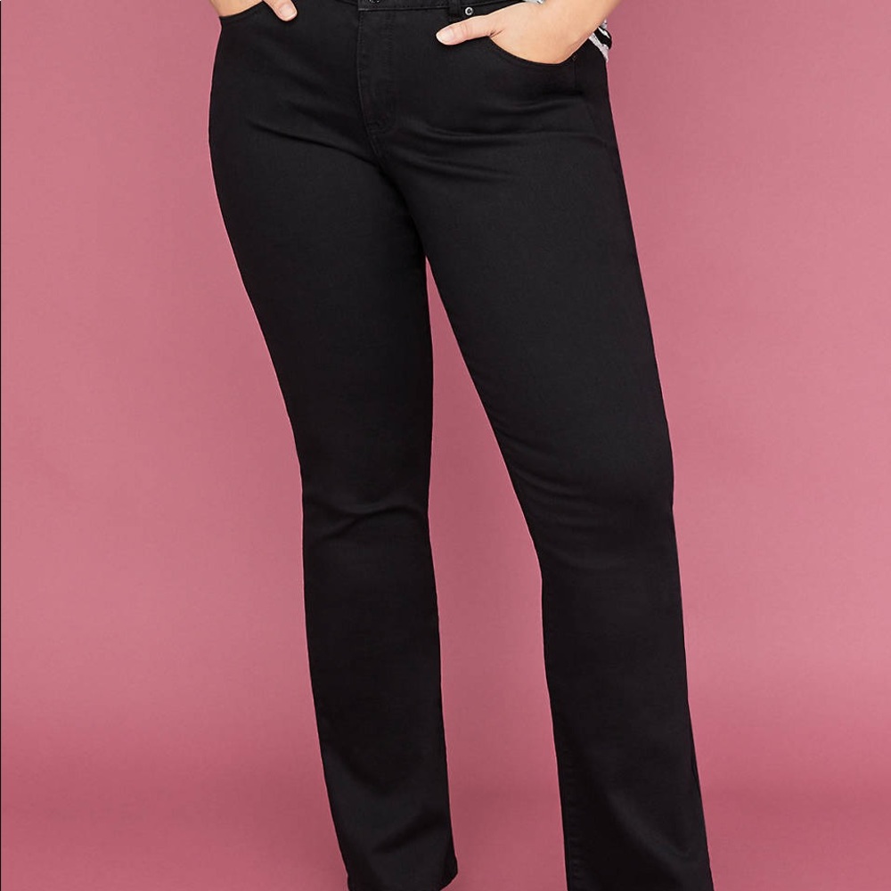 Black Bootcut jeans Lane Bryant